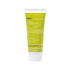 Korres Volcanic SkinReset Mask in Bright Green